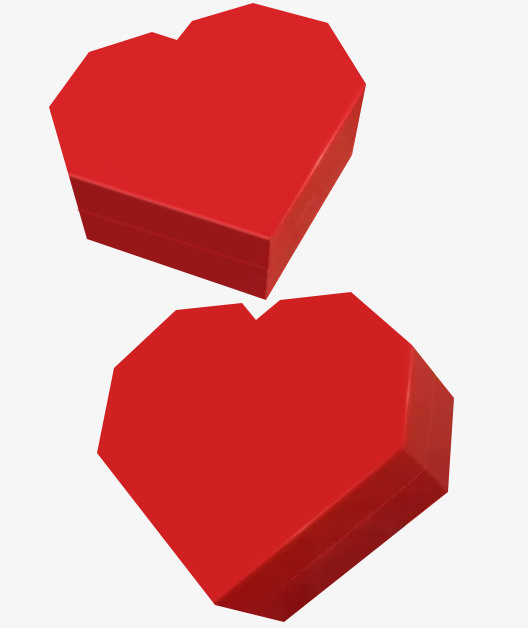 情人节红色爱心装饰元素免抠