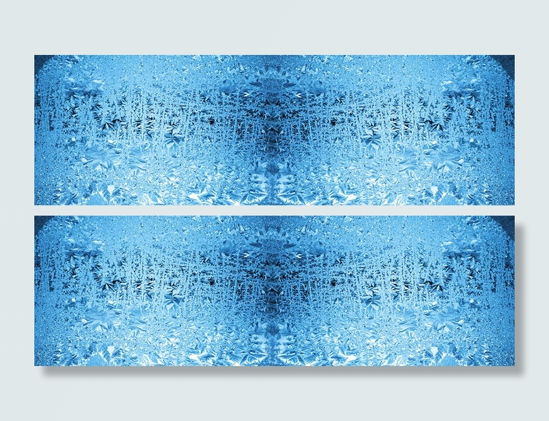 蓝色冰雪质感背景高清