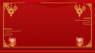 鼠年简约背景图元素高清扁平简约背景