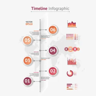 时间轴 排列免抠