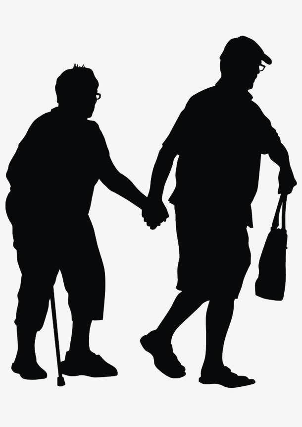 牵手的老伴免抠