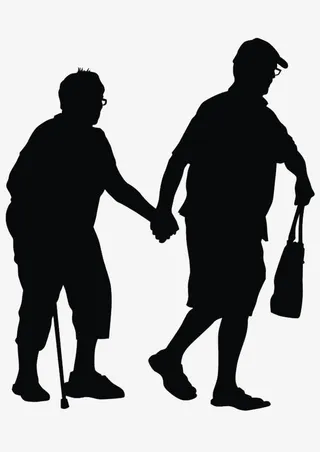 牵手的老伴免抠