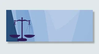 扁平蓝色天平背景高清