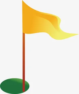 旗子黄色旗子免抠