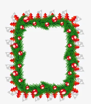 圣诞边框免抠