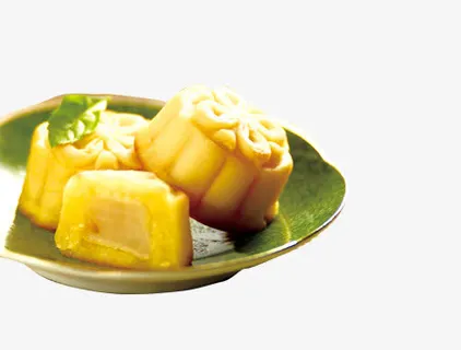 金黄月饼免抠