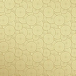 褐色同心圆黄色背景高清