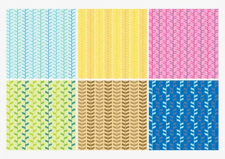 六款粗花呢织物矢量图案免抠