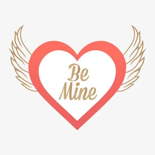 爱心天使心love红色爱心免抠