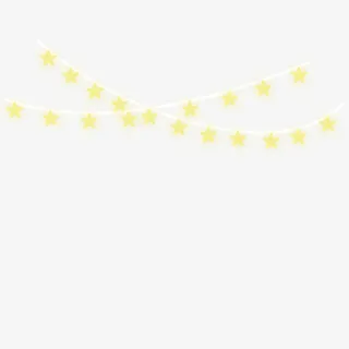 星形彩灯免抠