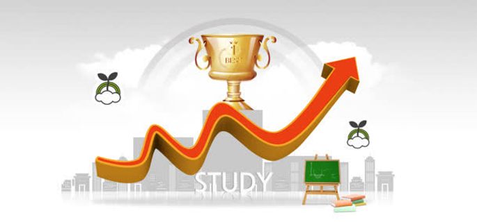 校园奖杯背景免抠