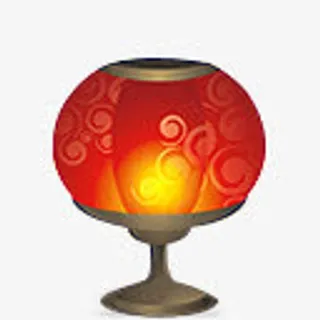 红色中国风灯笼印花免抠