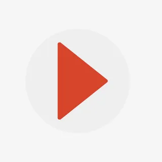 矢量卡通扁平化按钮视频播放键免抠