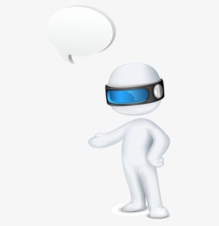 卡通科技机器人装饰手绘装饰免抠