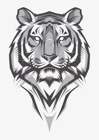 老虎头像免抠