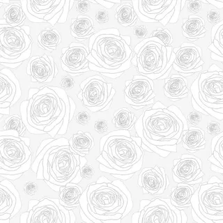 素描玫瑰花纹免抠