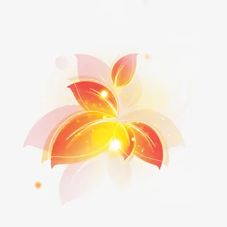 梦幻花瓣叶子免抠