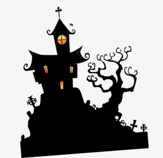 万圣节城堡免抠