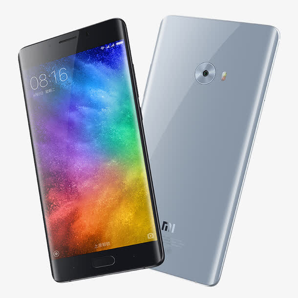 小米note2手机免抠