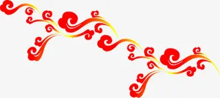 手绘祥云素材祥云素材免抠