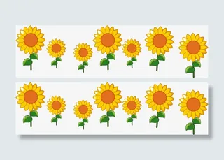 春暖花开黄色向日葵免抠