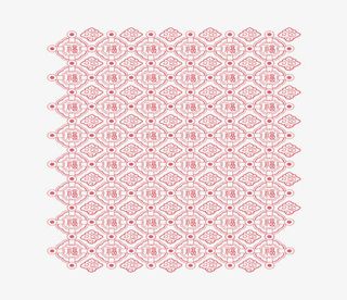 红色福字底纹免抠