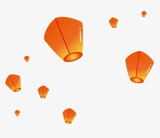 中国风灯笼装饰png免抠