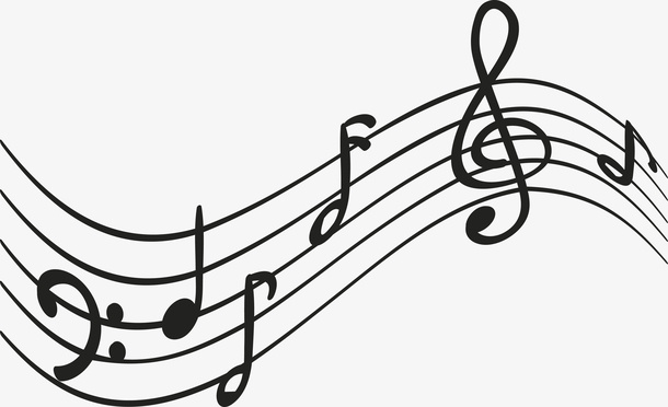 矢量卡通音符素材图免抠