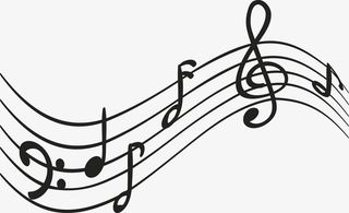 矢量卡通音符素材图免抠