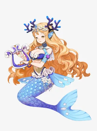 美人鱼的漫画形象免抠