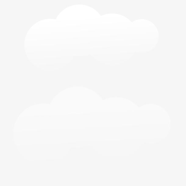 手绘白云广告背景插图免抠背景底纹元素