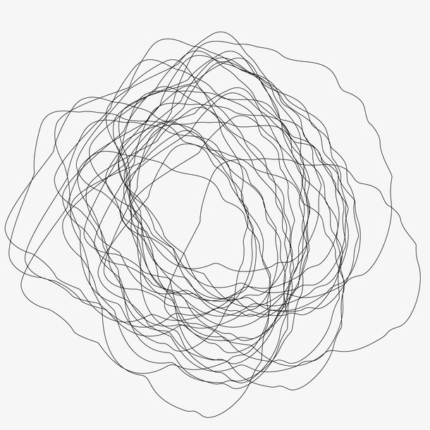 杂乱线条元素免抠