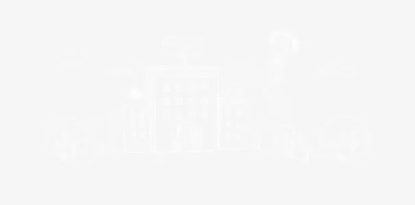 学校手绘粉笔画免抠