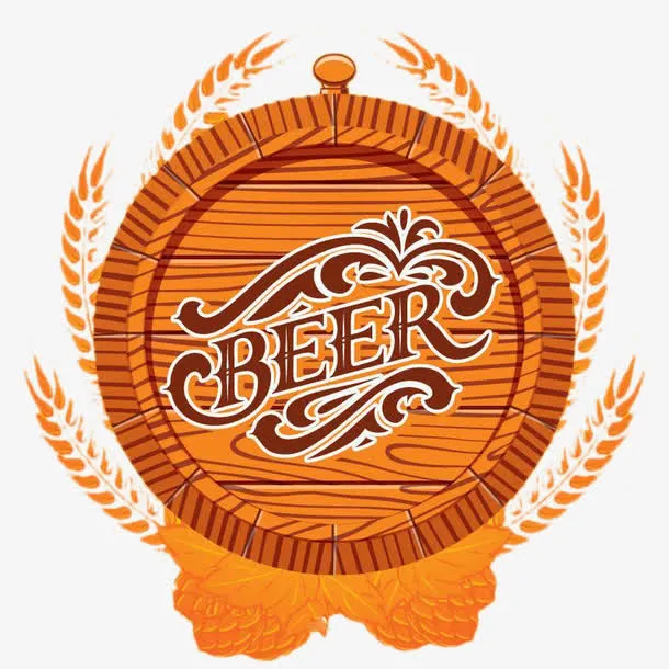 手绘啤酒素材免抠