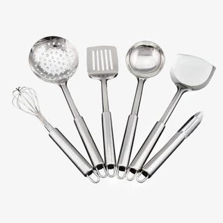 不锈钢厨具套装七件套免抠