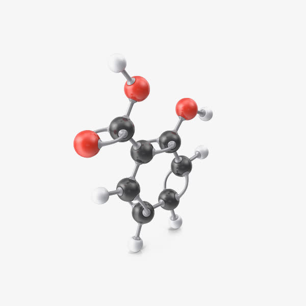 水杨酸分子免抠