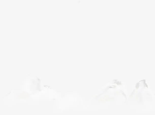 冬季雪地装饰海报免抠