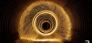 金色圆环背景装饰高清