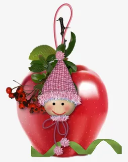 圣诞苹果免抠