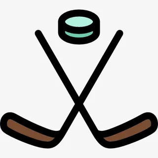 冰上曲棍球图标免抠