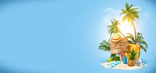 创意旅游背景高清