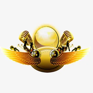 主持人大赛海报装饰免抠