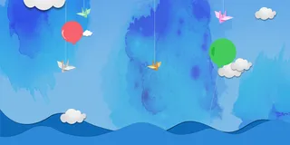 简约卡通背景高清