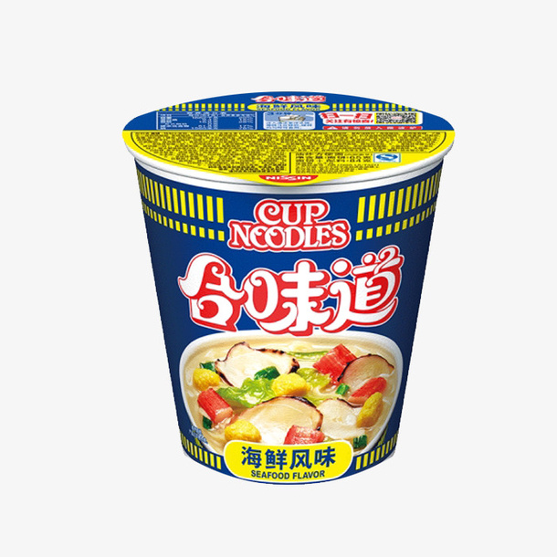 合味道海鲜方便面免抠