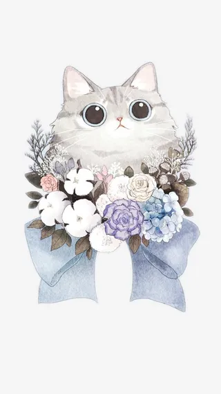 蝴蝶结花环免抠