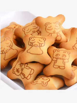 小熊饼干免抠