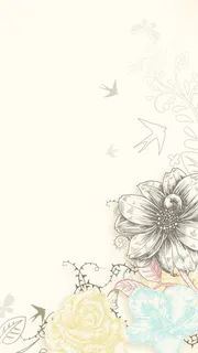纸质素描花鸟图案H5背景元素高清 纸质素描花鸟图案H5背景元素高清