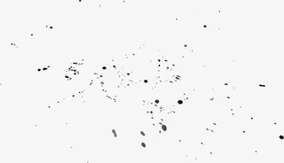 黑色泼墨设计养生免抠