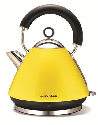 黄色热水壶电器促销免抠