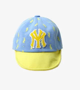 韩版男女童纯棉鸭舌帽免抠